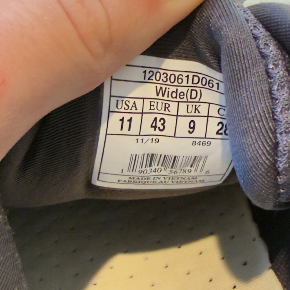 Brooks Addiction 14 Womens 11 Gray Blue Running Shoes Athletic Trainers Sneakers - Picture 8 of 8